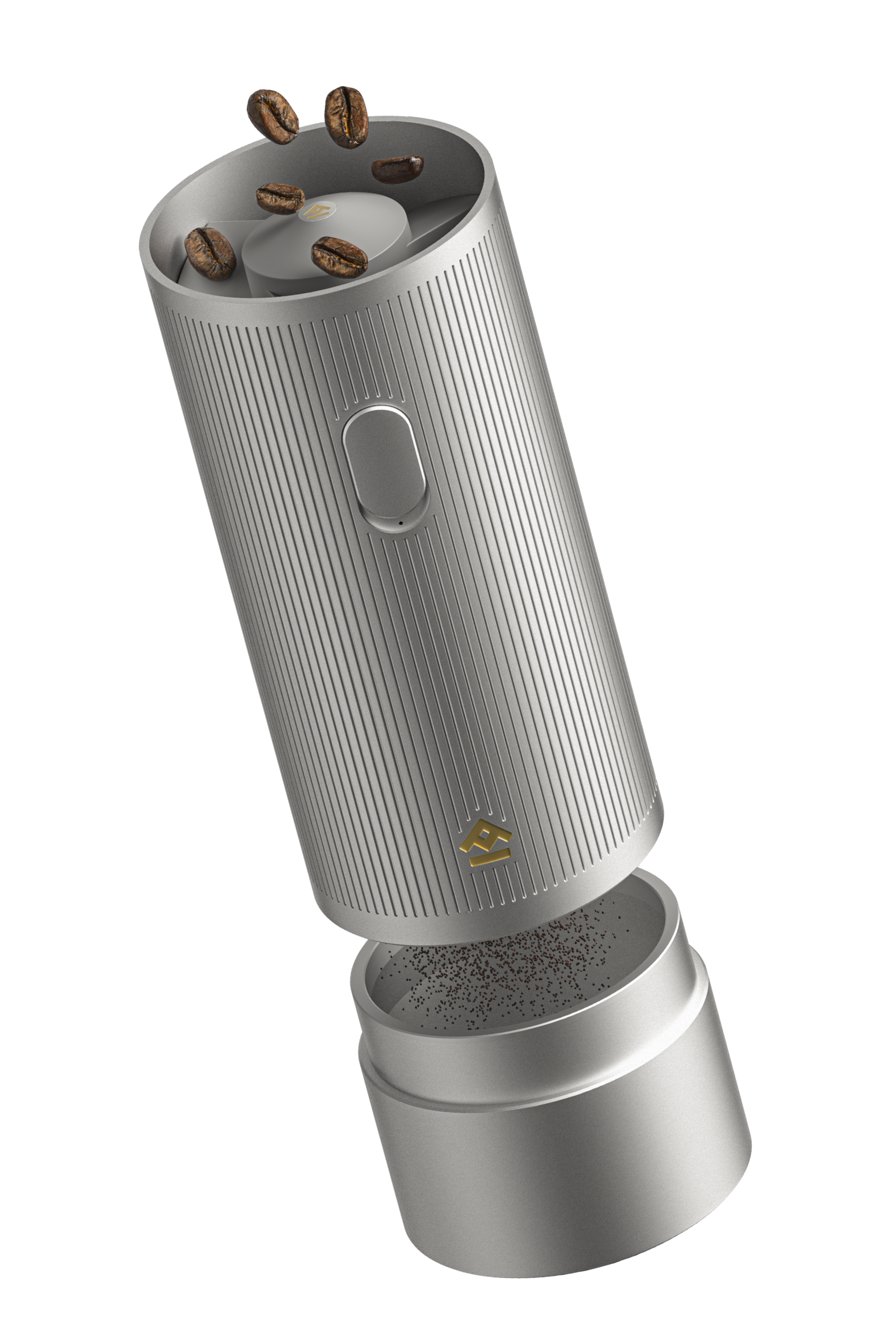 MILLAB E01 Electric Coffee Grinder Black & Silver